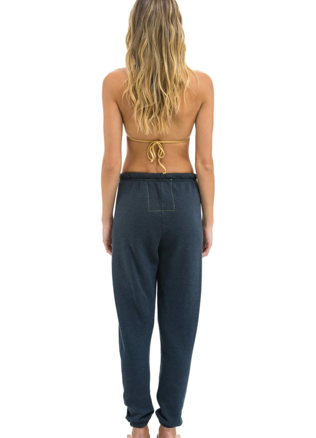 AVIATOR NATION SUNSET PATCH SWEATPANTS - CHARCOAL