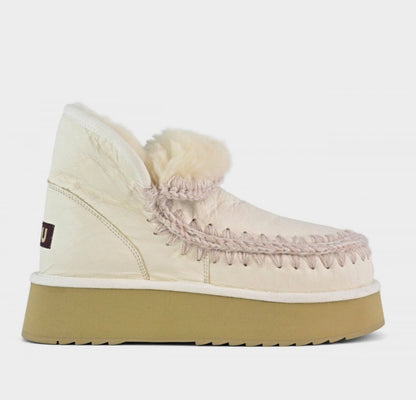 MOU Mini Eskimo Platform Special Leather Boots