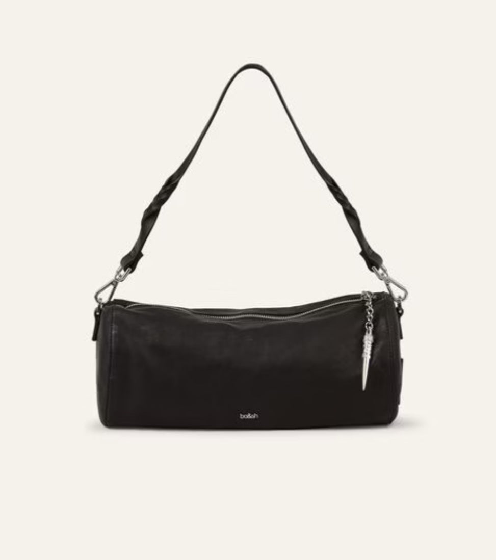 BA&SH BENI BAG Black Leather