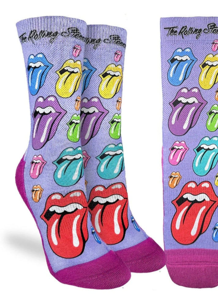 GLS Rolling Stones Socks Rainbow