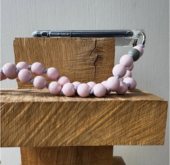 UPBEADS BLUSH cell phone chain