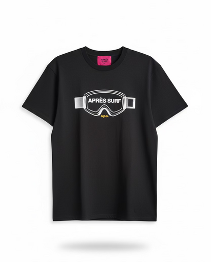 APRES SURF Oversized Ski Shirt Black