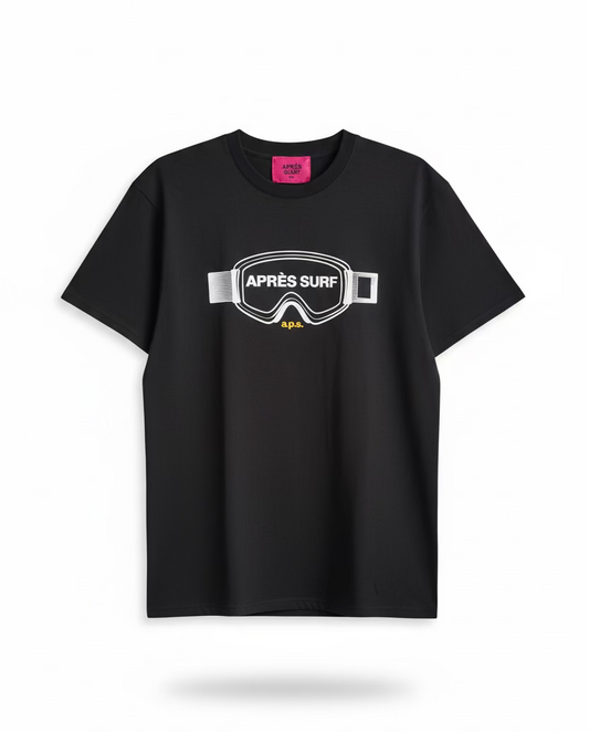 APRES SURF Oversized Ski Shirt Black