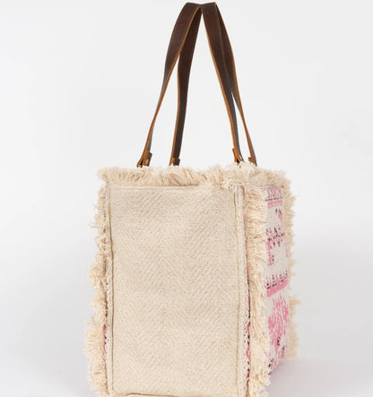PITI CUITI GUADALUPE SHOPPER BAG ROSA