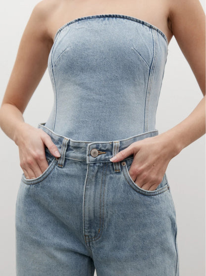 BAYSE AMIRI CORSET - OAKLAND BLUE