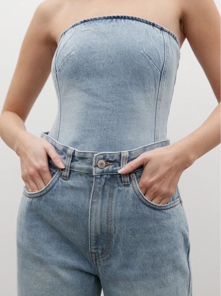 BAYSE AMIRI CORSET - OAKLAND BLUE