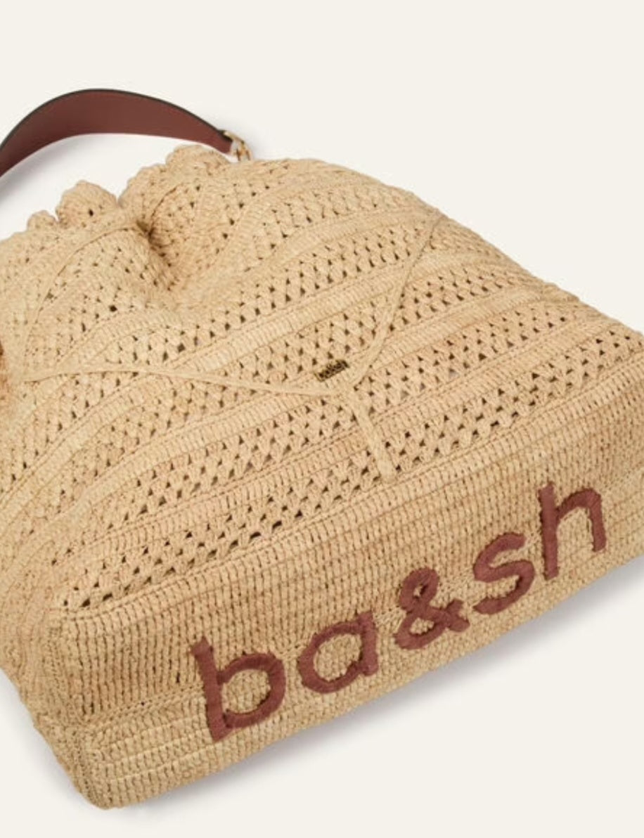 BA&SH JUNE TOTE BAG Raffia