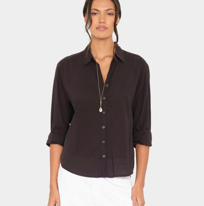 XIRENA Bowie Shirt Black