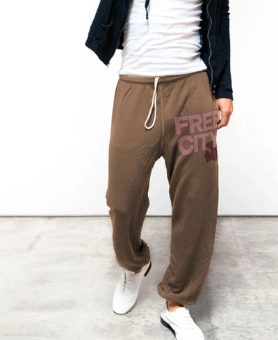 FREECITY SUPERFLUFF LUX OG sweatpant - toner