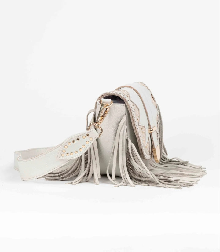 PITI CUITI LISSA WHITE SHOULDER BAG