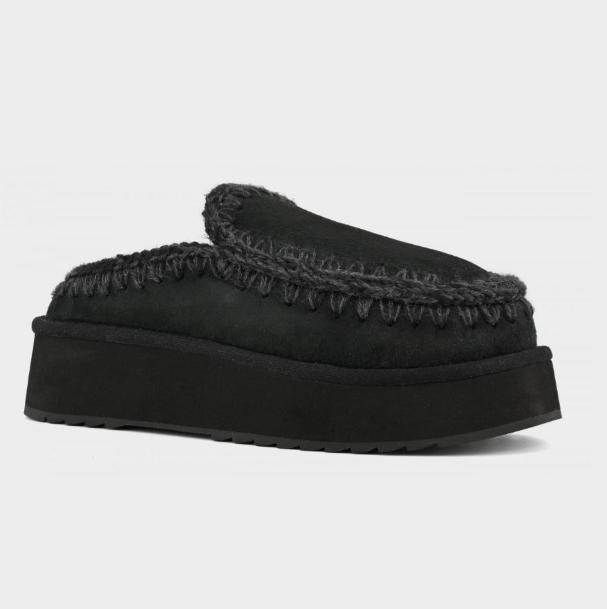 MOU Clog eskimo platform colour Black