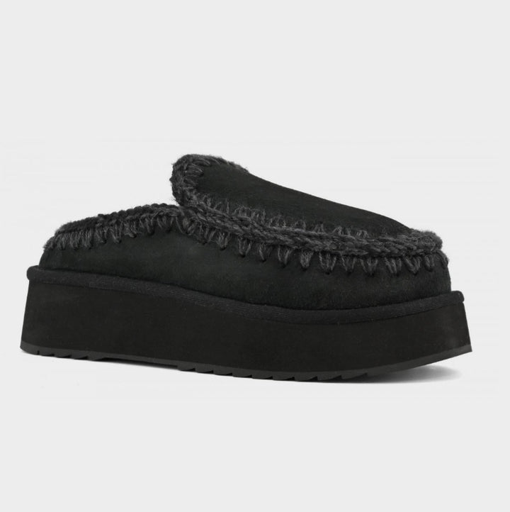 MOU Clog eskimo platform colour Black