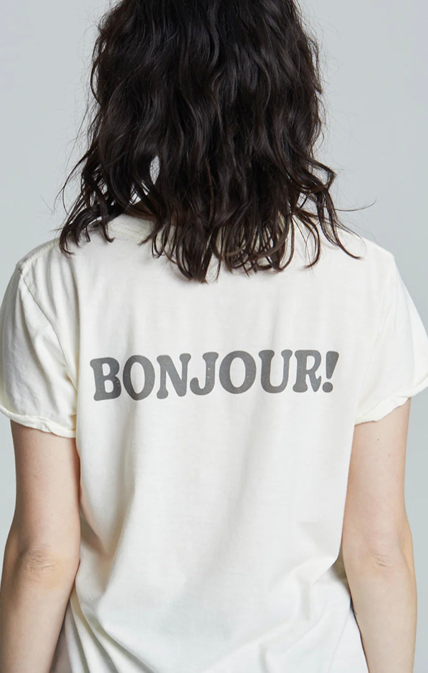 RECYCLED KARMA Bonjour Paris Tee