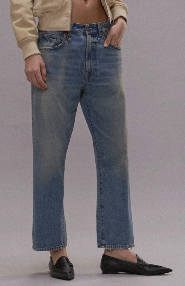 R13 X BOYFRIEND JEAN MERRIN BLUE