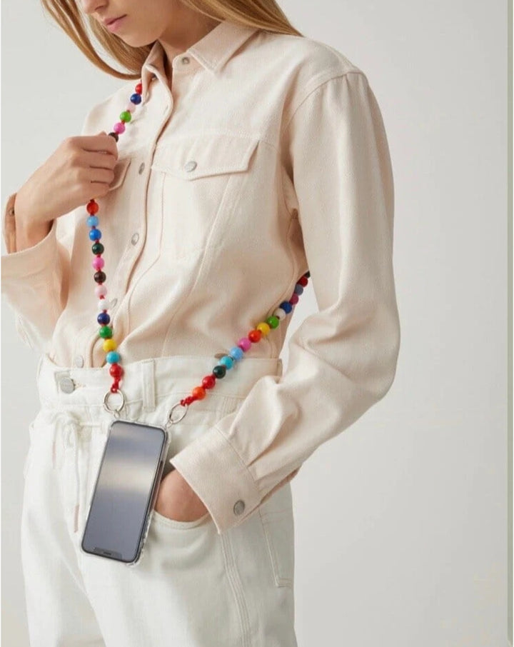 UPBEADS HAPPY cell phone chain