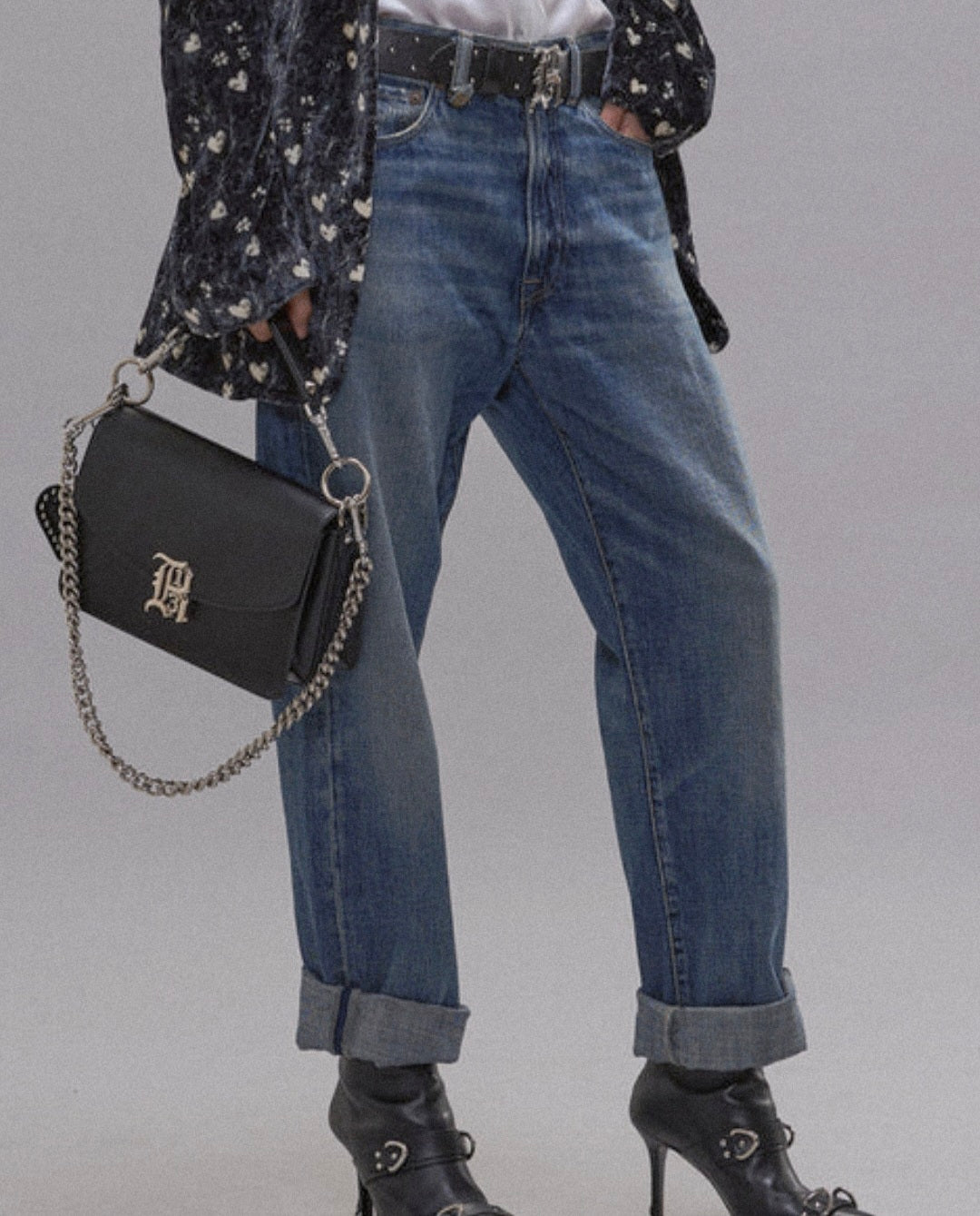 R13 X BOYFRIEND JEAN MERRIN BLUE