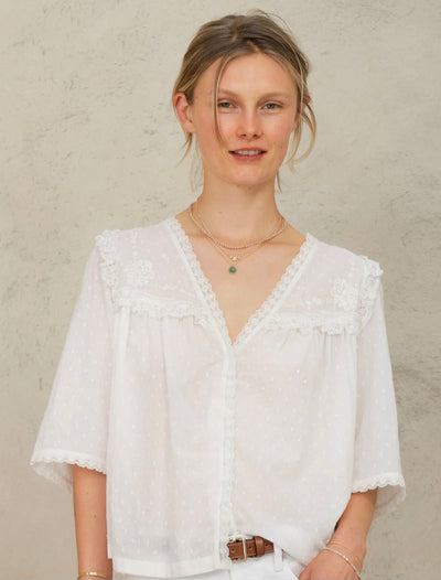 MABE Brea Frill Top