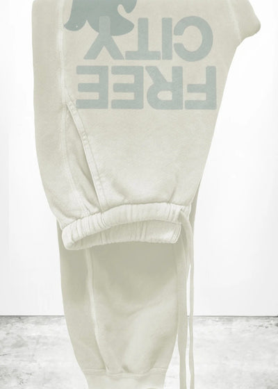 FREECITY SUPERFLUFF POCKET LUX sweatpant - moonlight