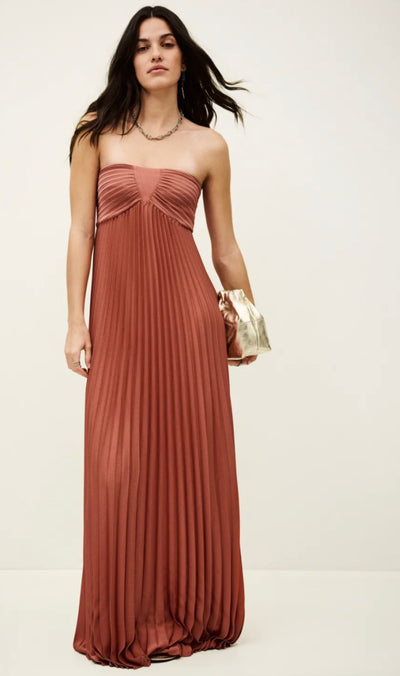 BA&SH Willow Dress Apricot