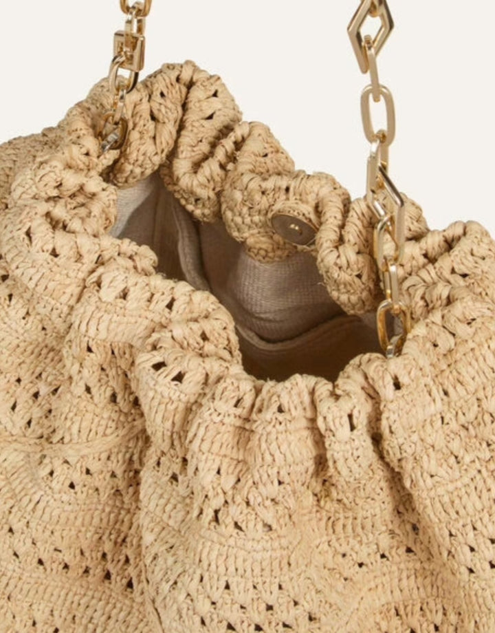 BA&SH JUNE TOTE BAG Raffia