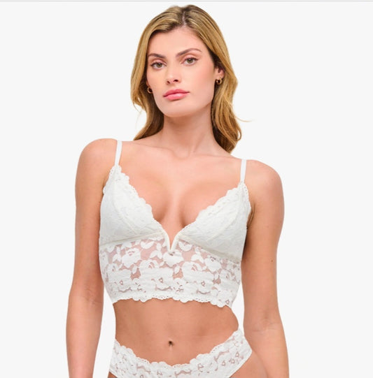 COSABELLA Romanza Longline bralette White