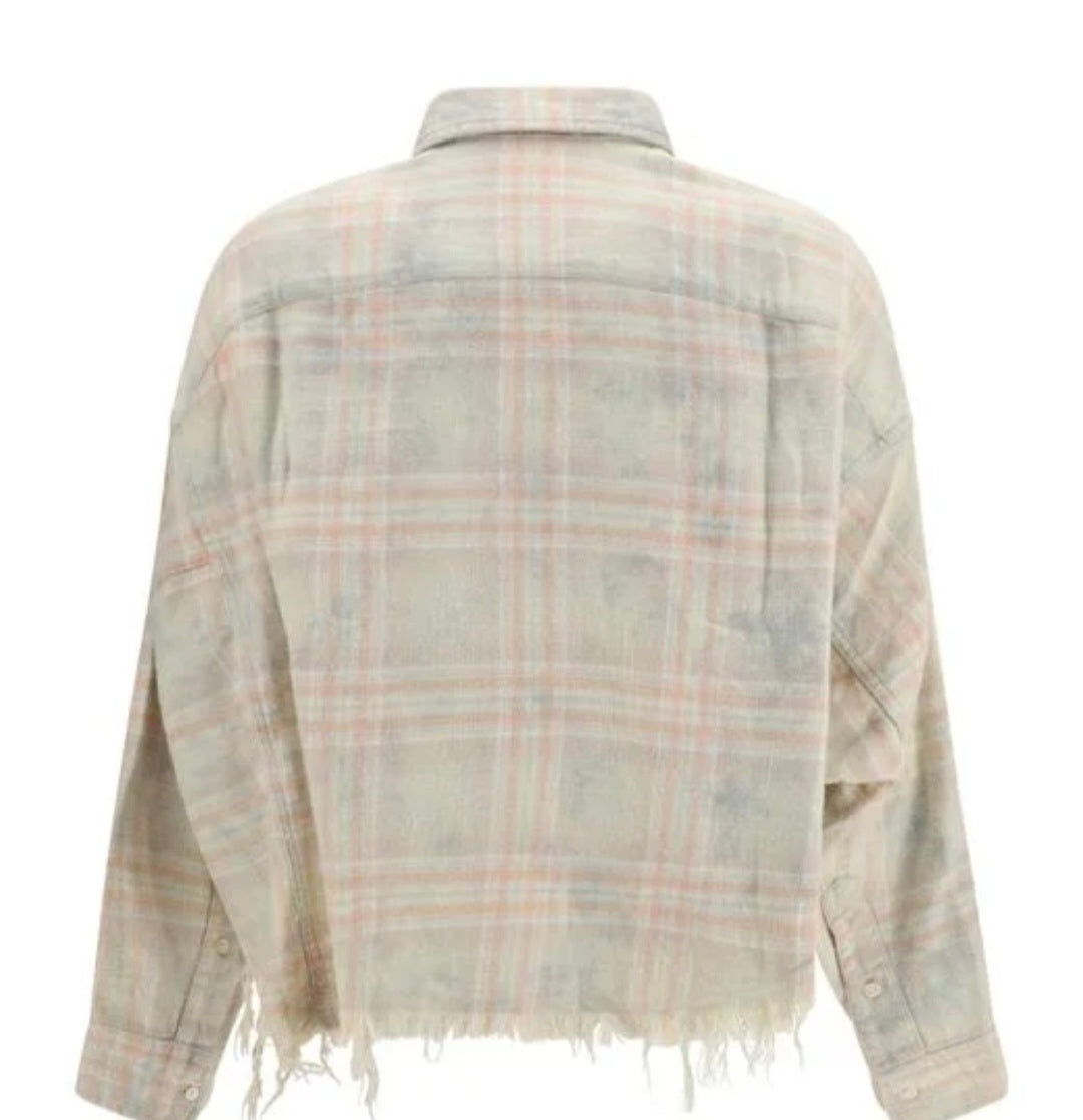 R13 Cropped Work Shirt