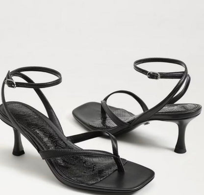 SAM EDELMAN Pax Heel Sandal Black
