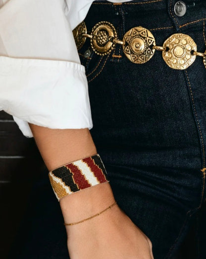Tangled Mirage Braclet Maroon