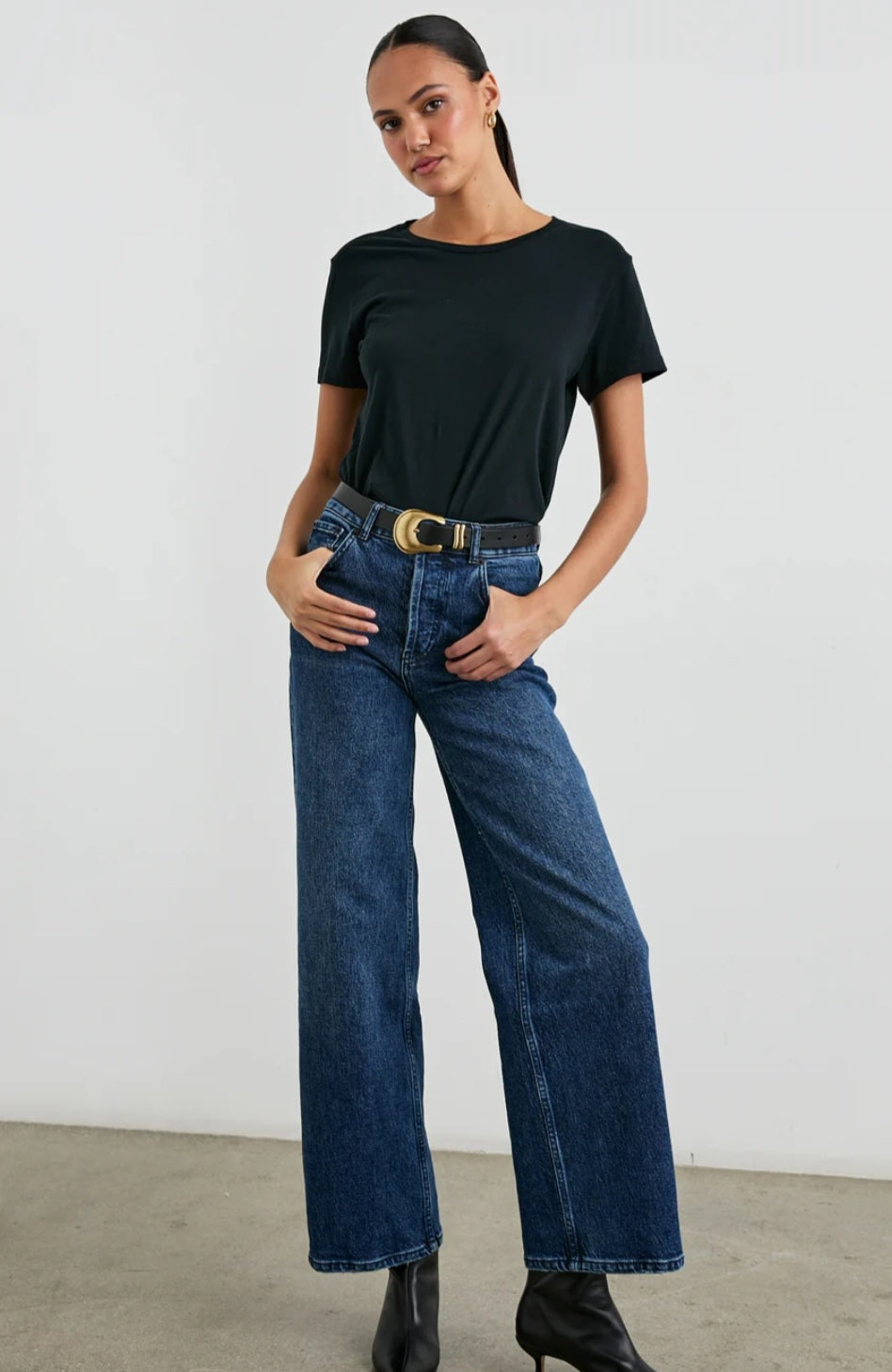 RAILS Classic crew neck t-shirt Black