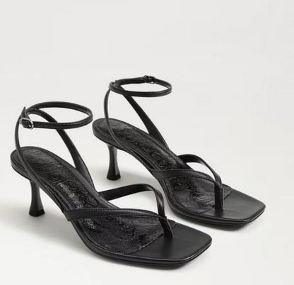 SAM EDELMAN Pax Heel Sandal Black