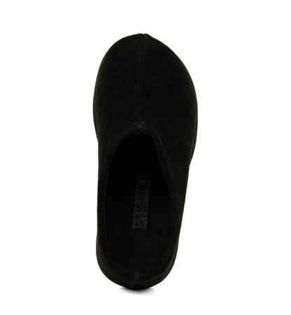 COLORS OF CALIFORNIA SIERRA
Suede leather clog Black