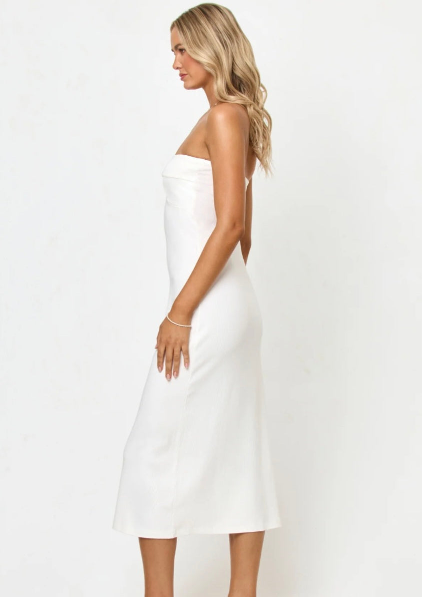 LSPACE Lisette Dress White