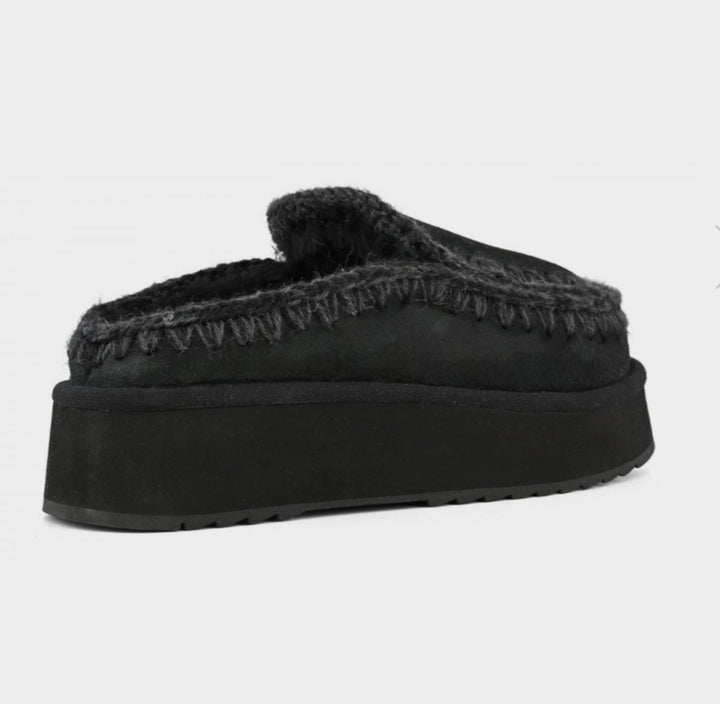 MOU Clog eskimo platform colour Black