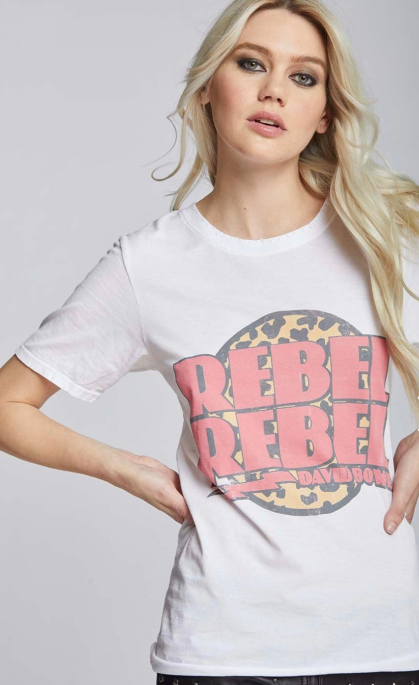 RECYCLED KARMA David Bowie Rebel Rebel Tee