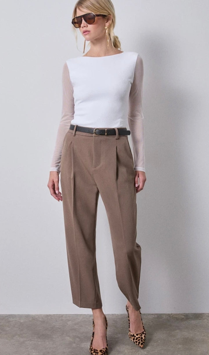 BSB Barrel trousers with belt