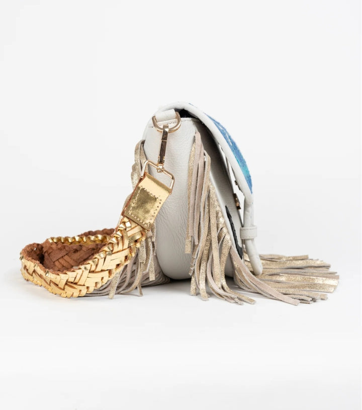 PITI CUITI MEDELLIN BLUE SHOULDER BAG