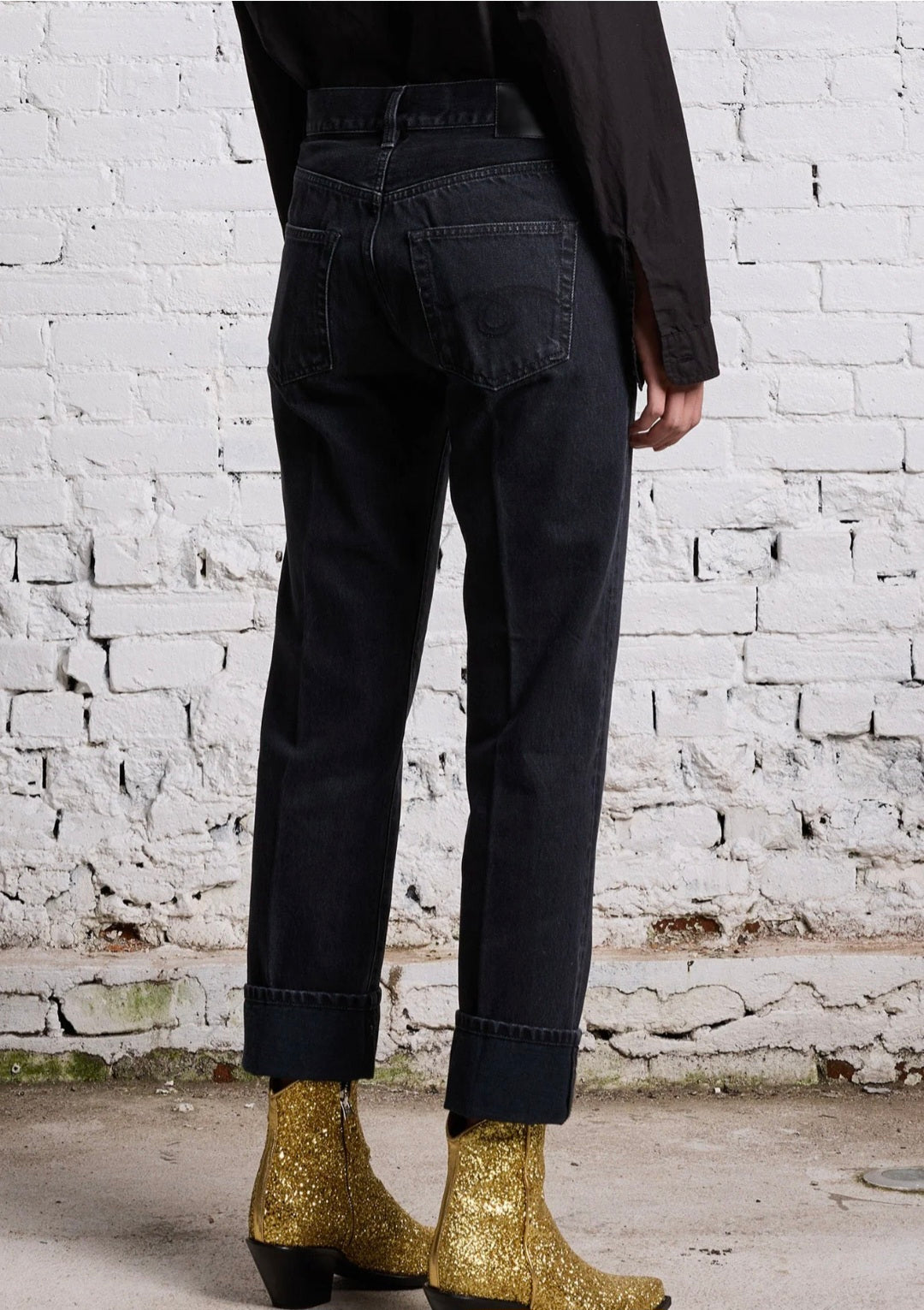 R13 ROMEO JEAN ONYX BLACK