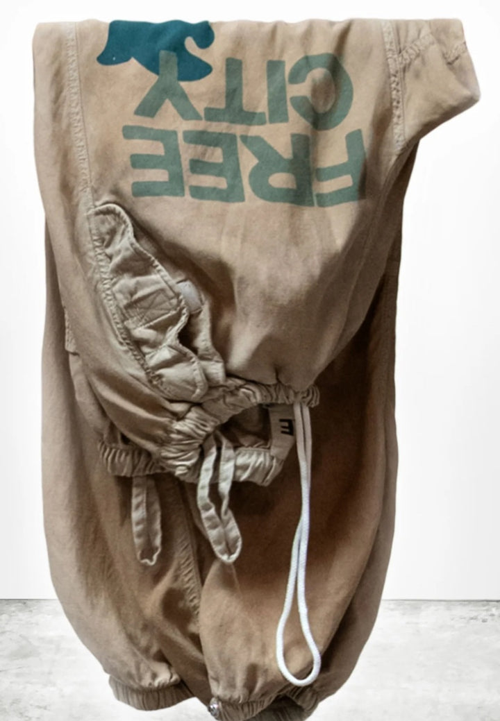 FREECITY FLAP/SNAP MATTE/SATIN AIRJUMP pant - goldendirt