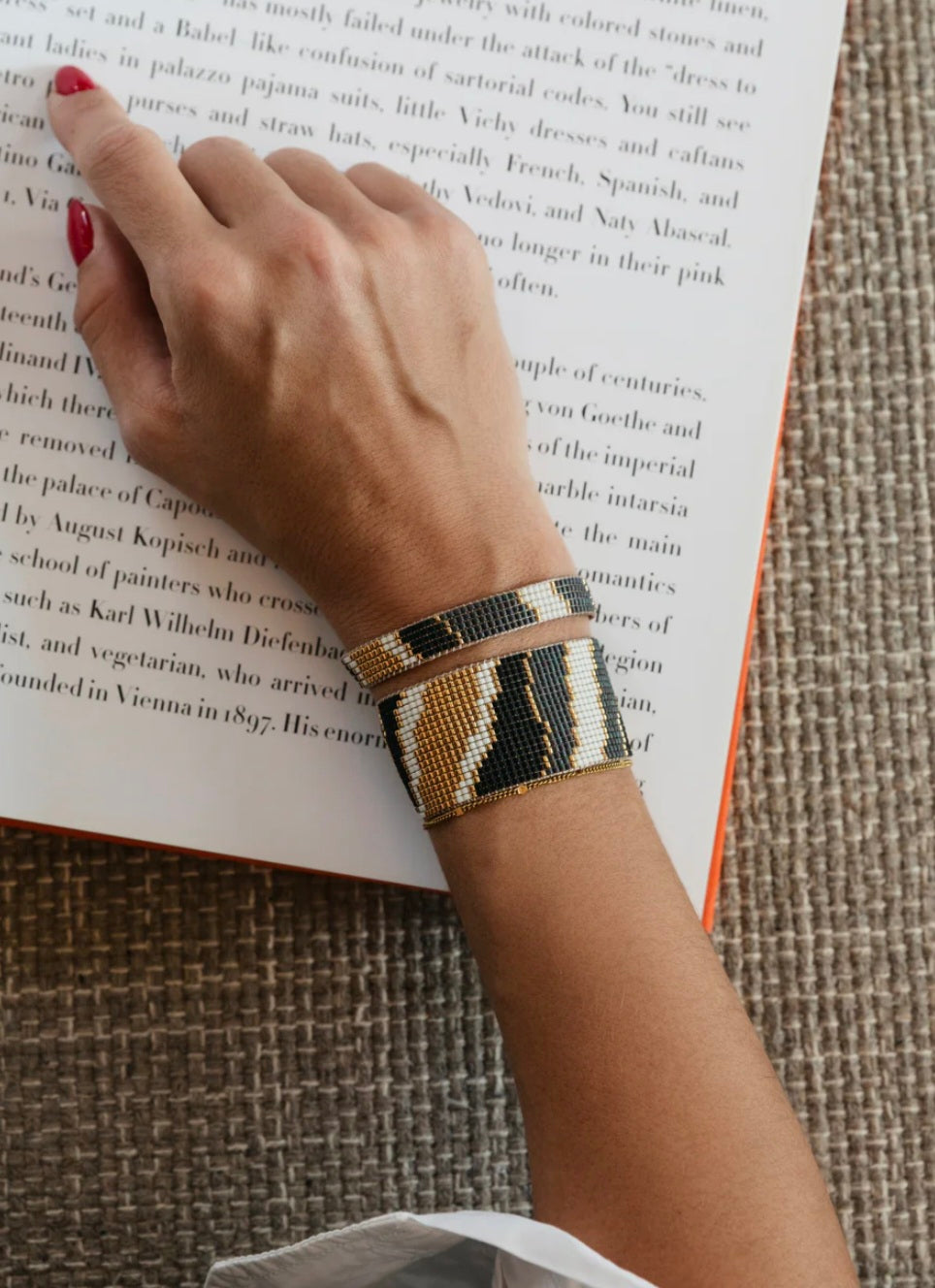Tangled Mirage Braclet Metallic Dark Blue