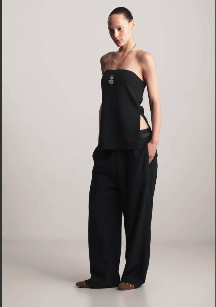 KIANNE Strapless Top Black Onyx