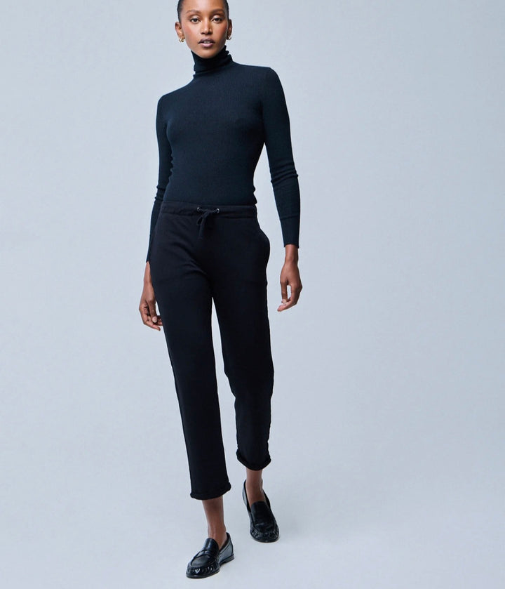MAJESTIC FILATURES Daphne Viscose/Elastane Trousers Black