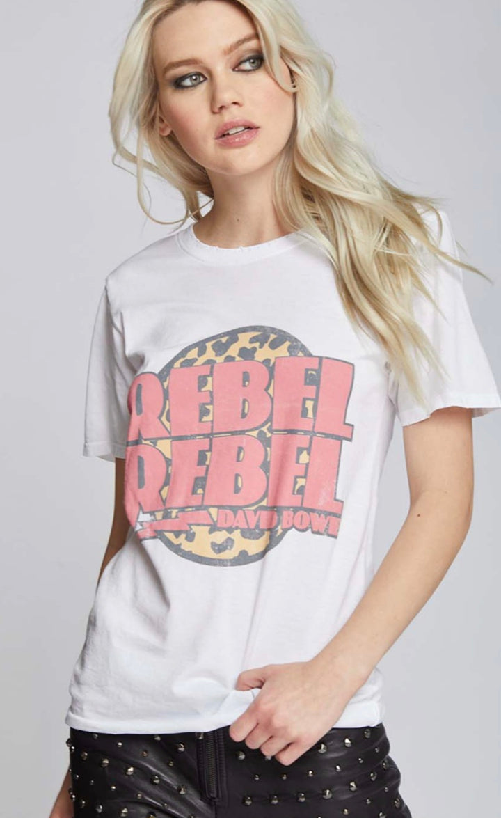 RECYCLED KARMA David Bowie Rebel Rebel Tee