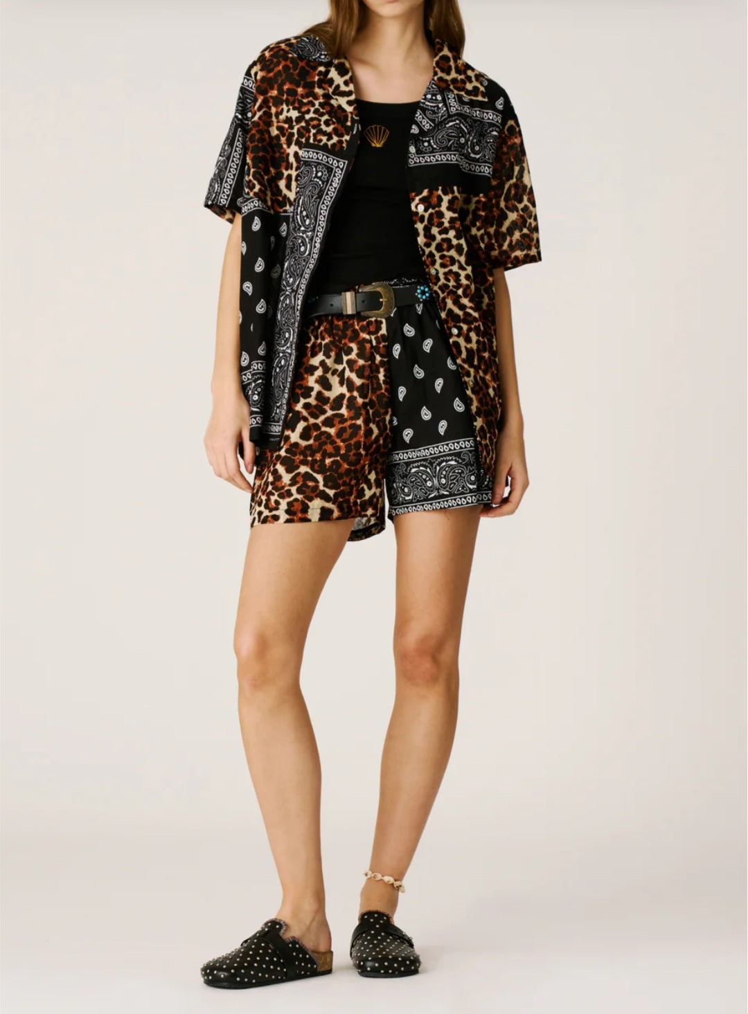 ARIZONA LOVE Bandana Leopard OS Shirt