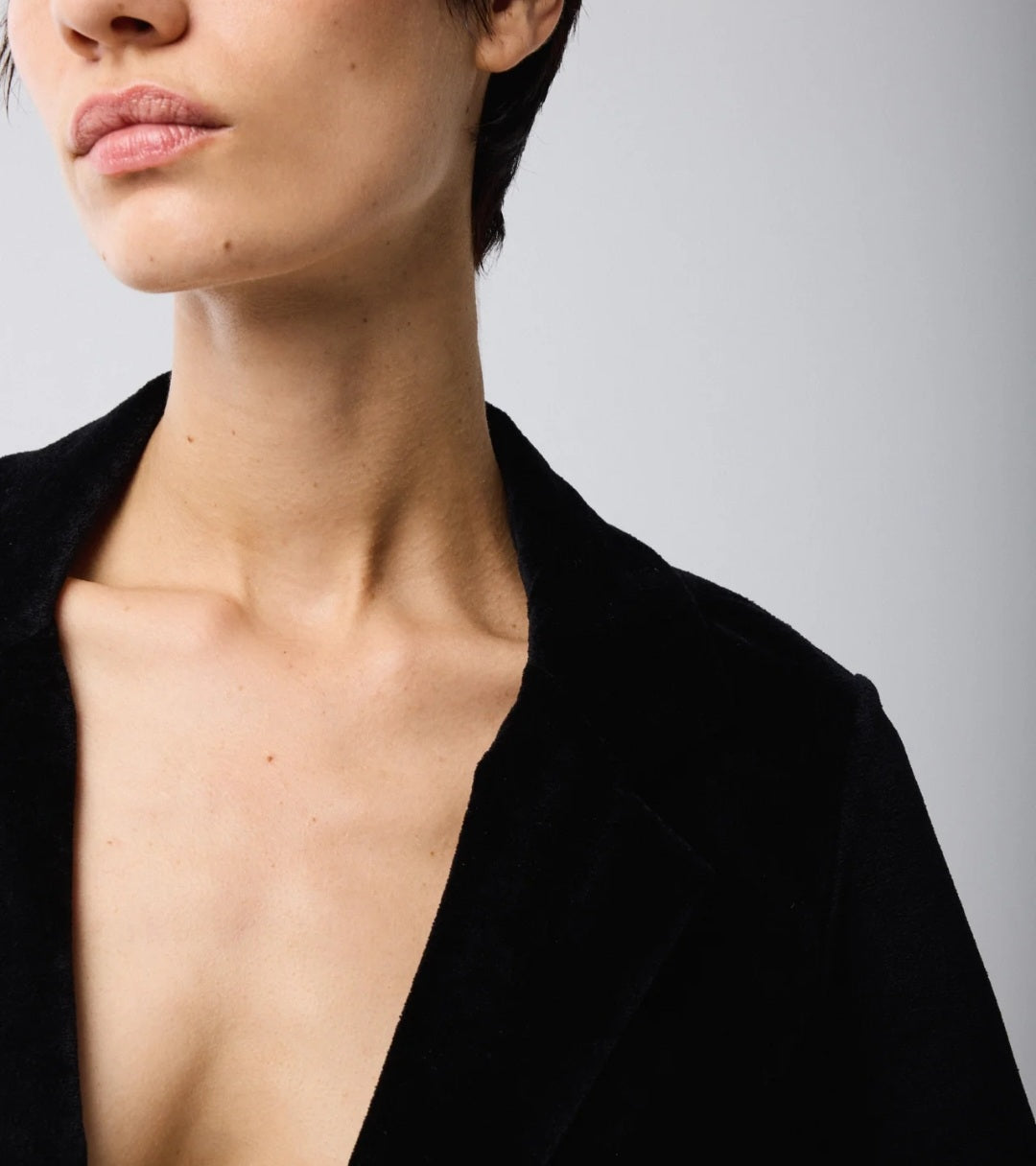 MAJESTIC FILATURES Tailored Velvet Blazer
