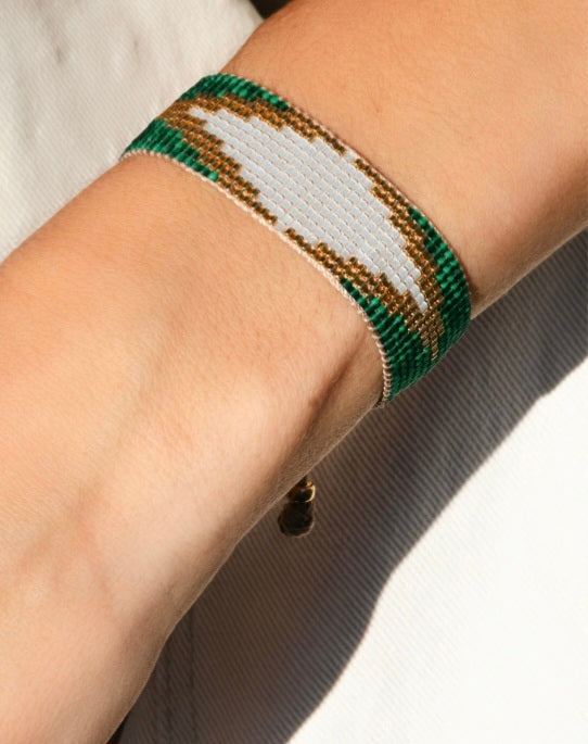 Tangled Braclet Emerald