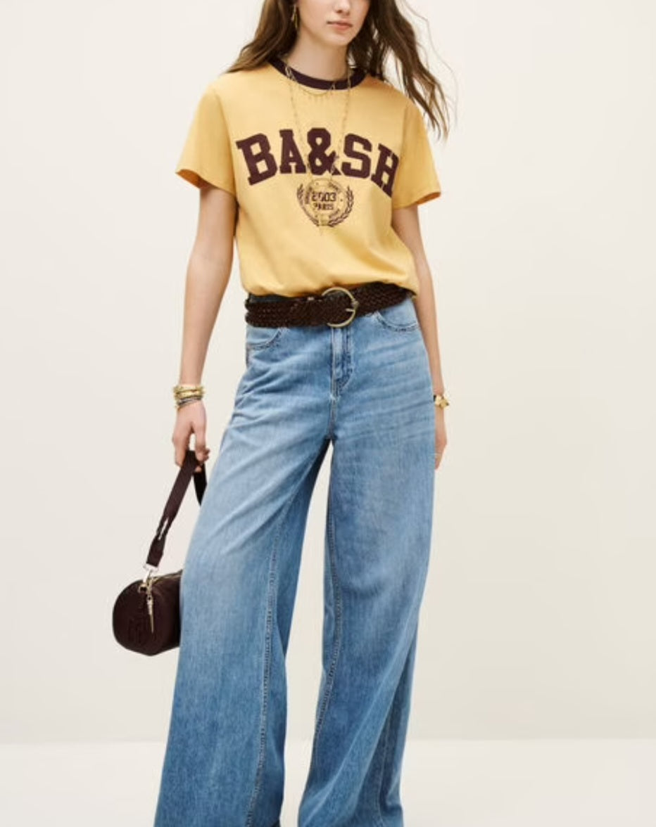 BA&SH Ioni Tee in Yellow