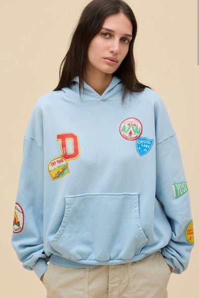 DAYDREAMER CAMP PATCH OVERSIZED HOODIE
