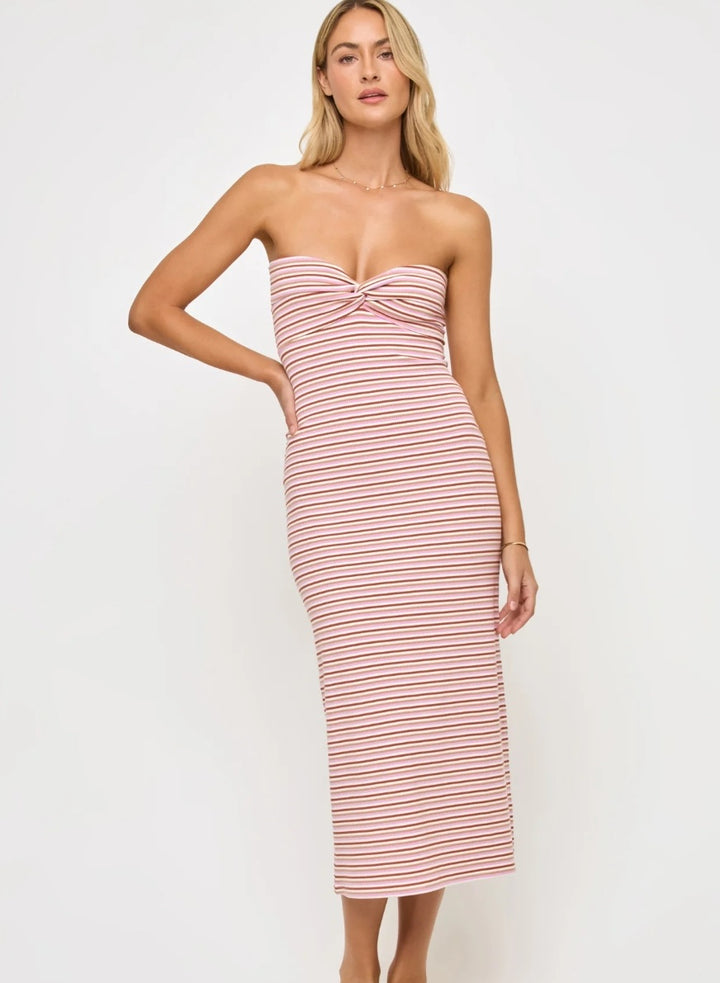LSPACE Lisette Dress Azalea Stripe