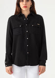 Acquaverde Clyde Shirt In Black