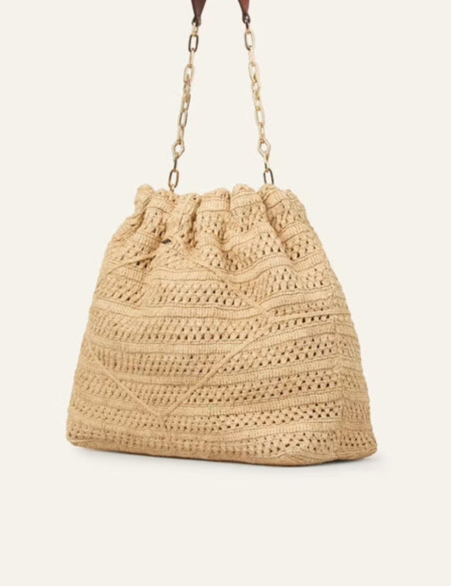 BA&SH JUNE TOTE BAG Raffia